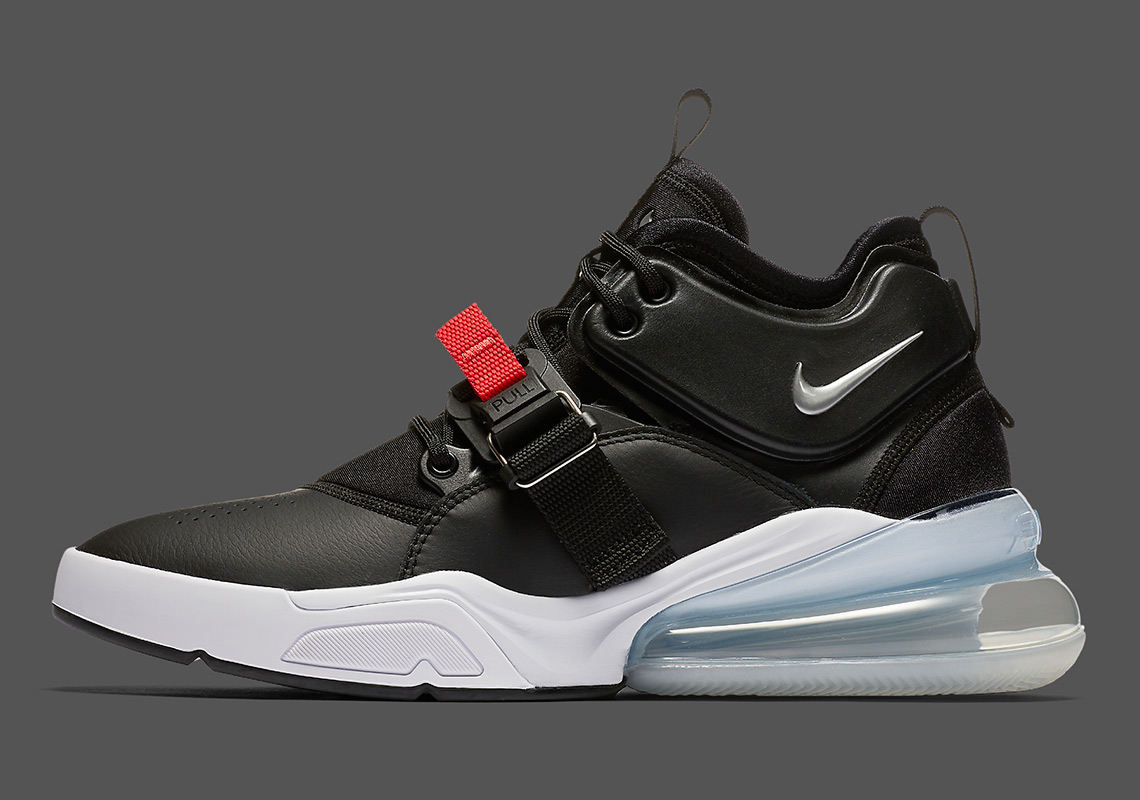 Nike Air Force 270 Black Red Ah6772 001 2