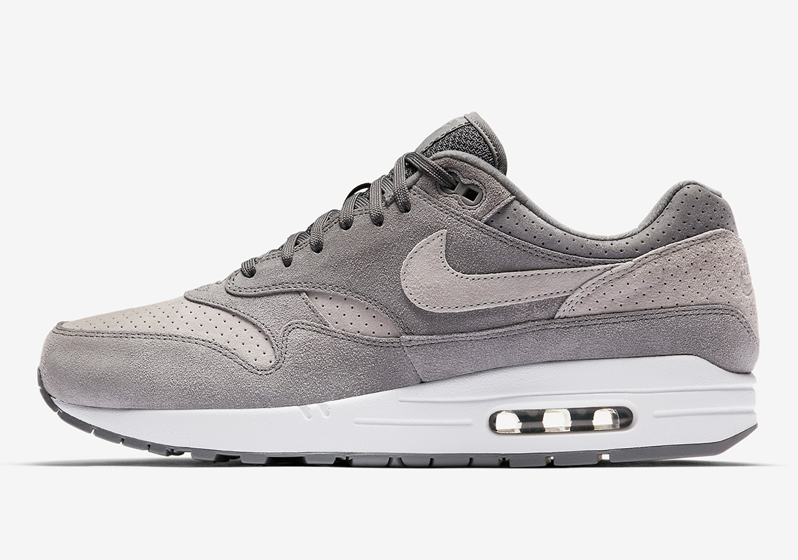 Nike Air Max 1 Premium "Grey Perf" Is Available