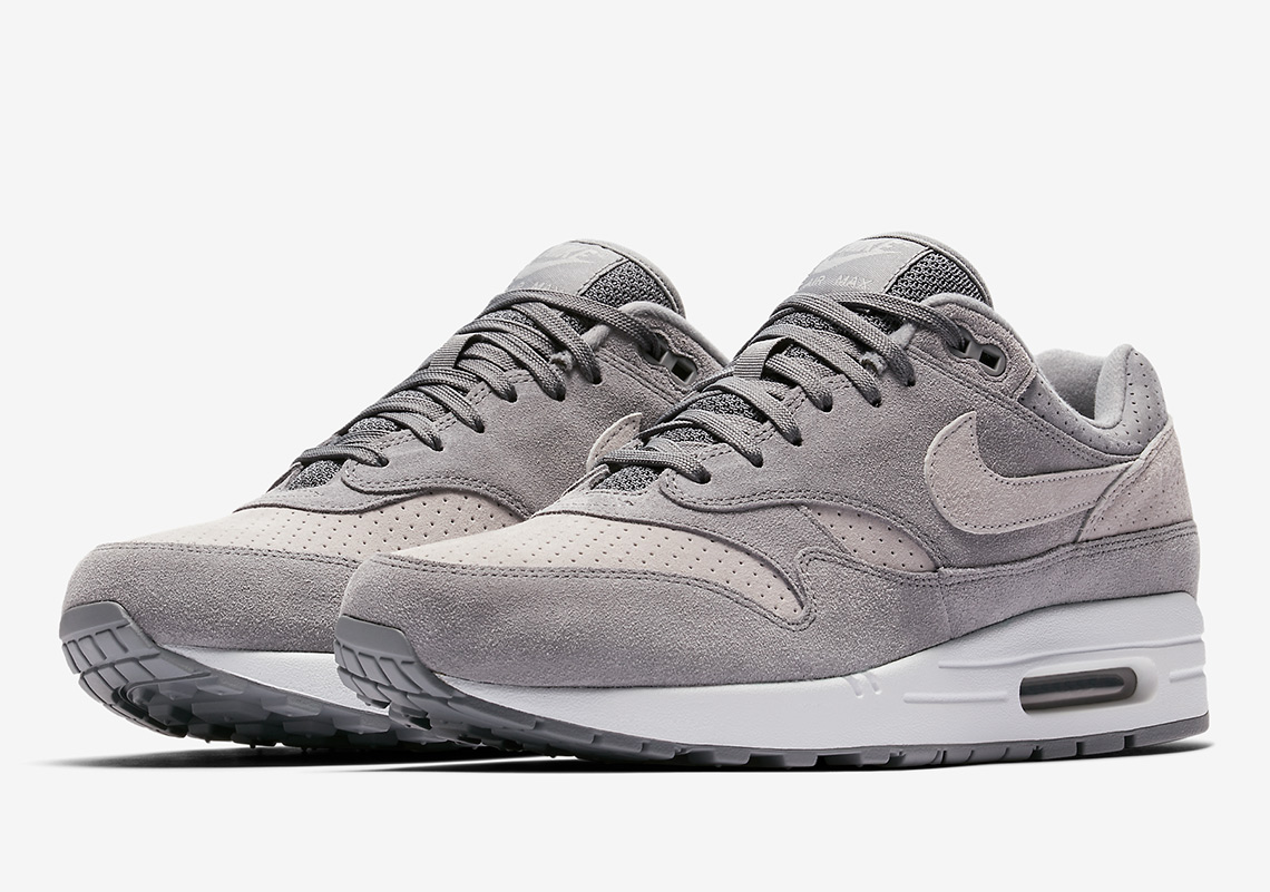 Nike Air Max 1 Premium Grey Perf Buy Now 6