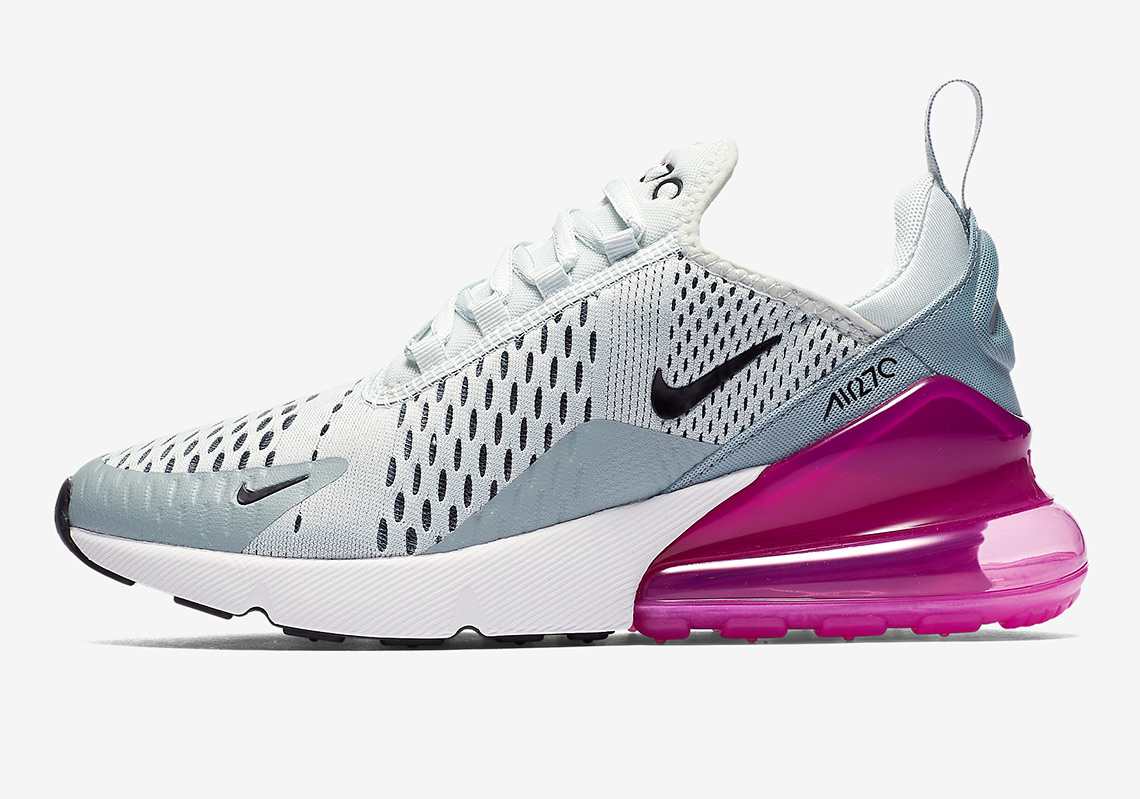 Bright Fuchsia Bubbles Appear On This Women's Nike Air Max 270