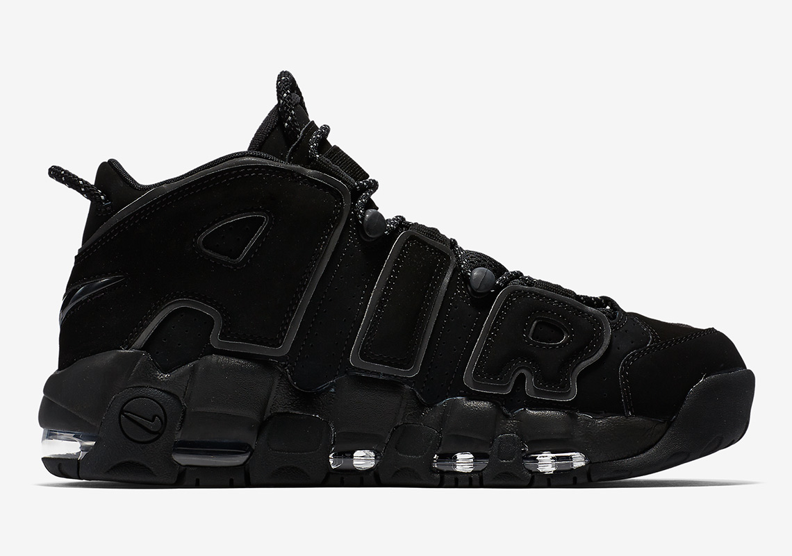 Nike Air More Uptempo Triple Black Release Info 4