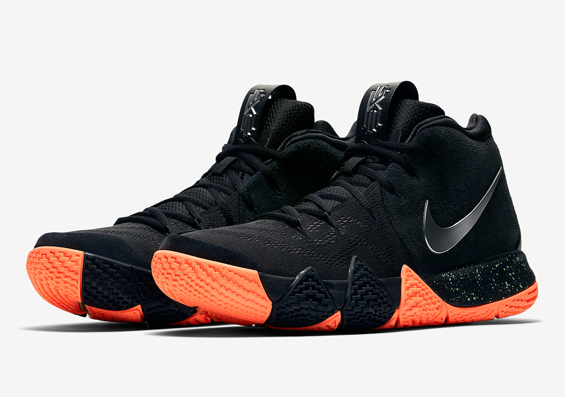 A New Nike Kyrie 4 Arrives In Black, Green, And Orange