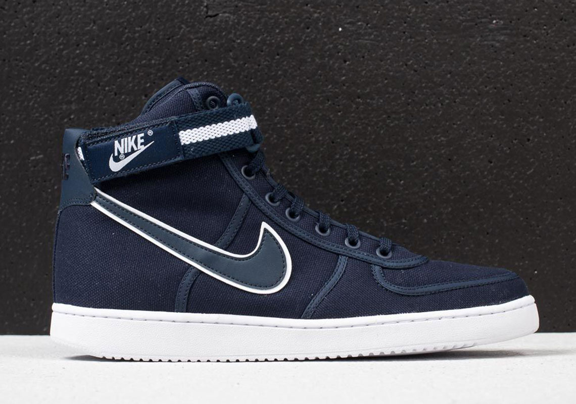 Nike Vandal High Obsidian Obsidian White 318330 402 1
