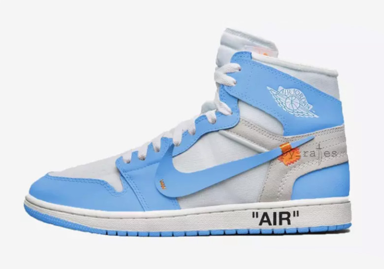 OFF WHITE x Air Jordan 1 “Dark Powder Blue” Is Rumored To Release In May