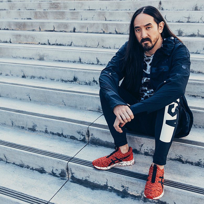 Steve Aoki Asics Hypergel Kenzen 3