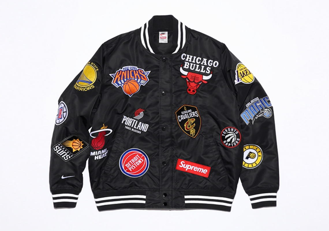 Supreme Nike Nba Jacket Black 1
