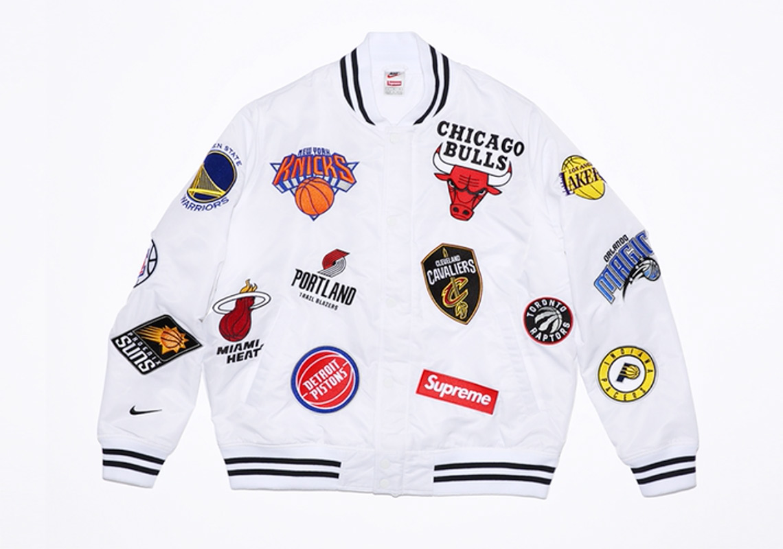 Supreme Nike Nba Jacket White 1