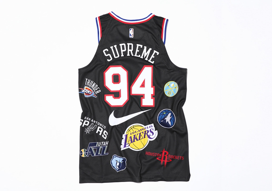 Supreme Nike Nba Jersey Black 2