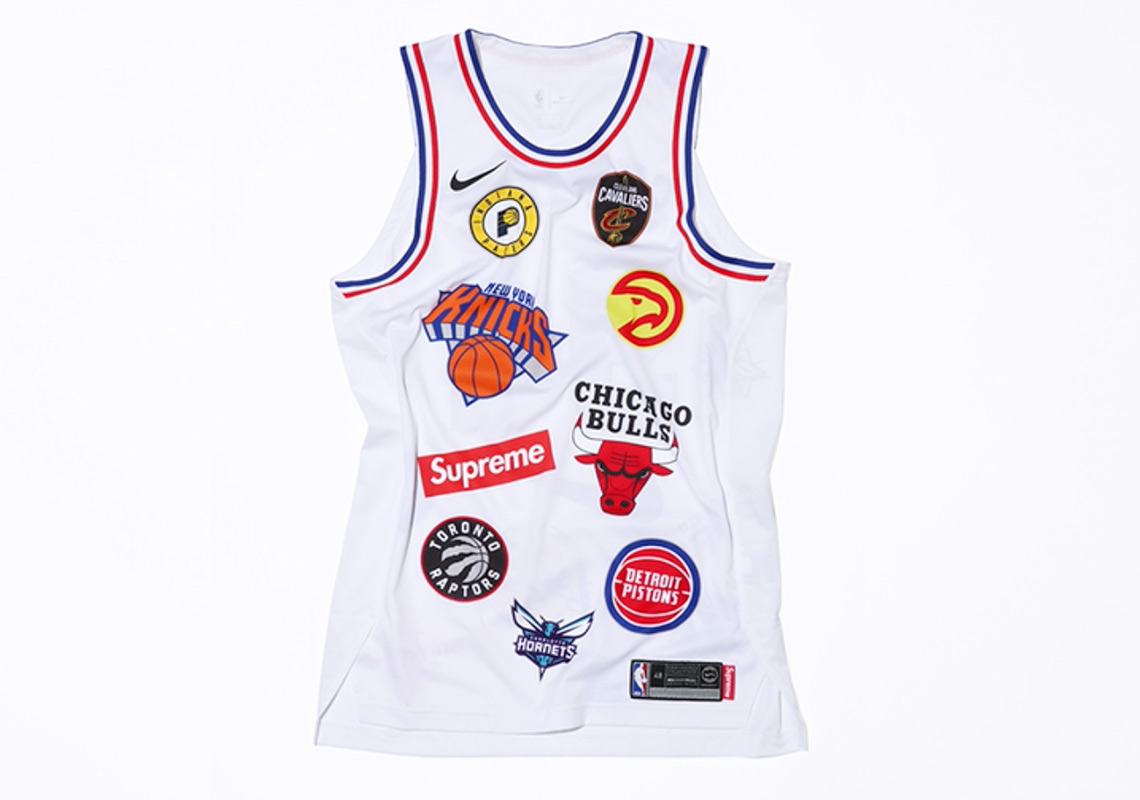 Supreme Nike Nba Jersey White 1