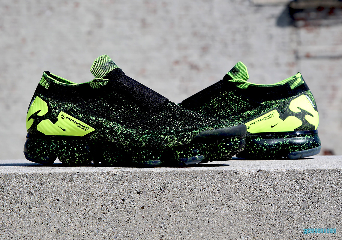 Acronym Nike Vapormax Black Volt Detailed Photos 5