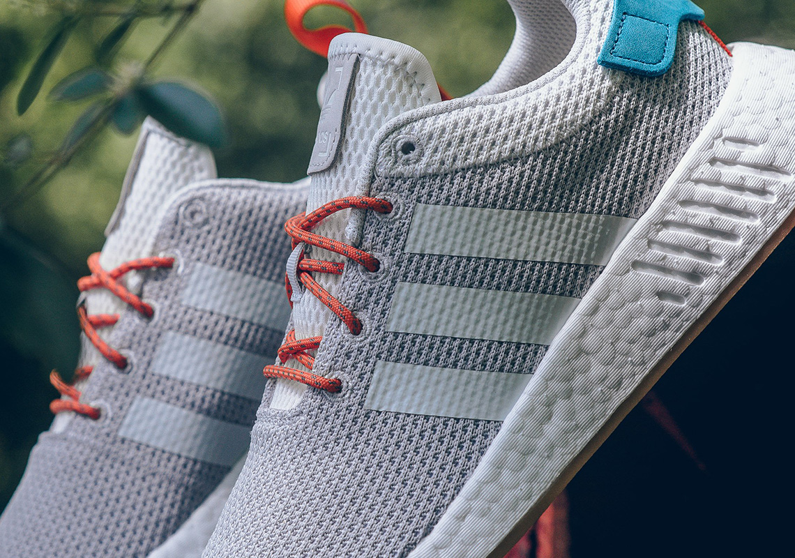 Adidas Nmd R2 White Teal Orange 2