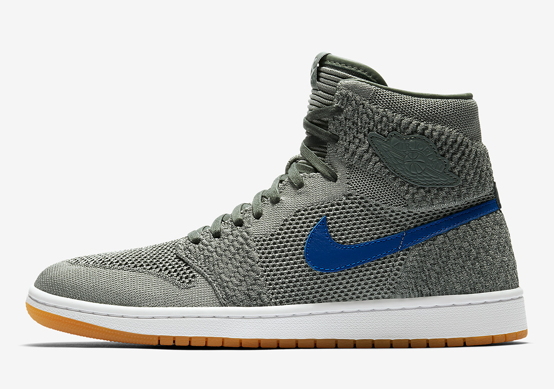 Air Jordan 1 Flyknit Clay Green 919704 333 2