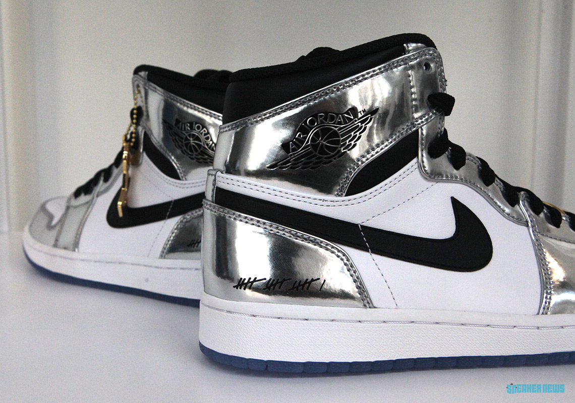 Air Jordan 1 Kawhi Leonard Silver Black 2