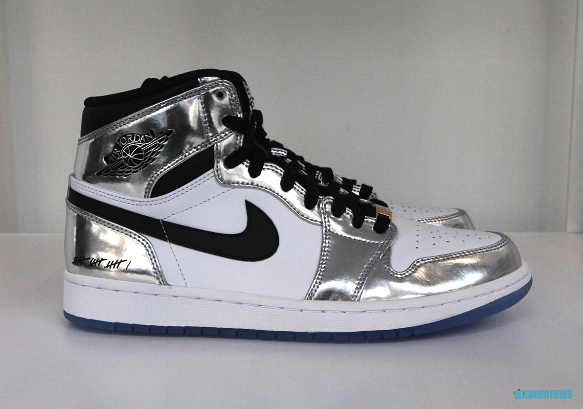 Air Jordan 1 Kawhi Leonard Silver Black 5