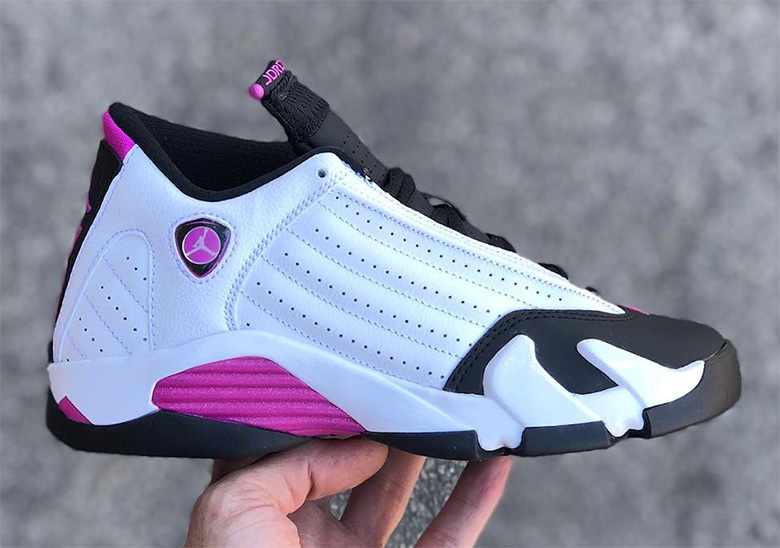 The Air Jordan 14 "Black Toe" Returns With New Fuchsia Flash Colorway