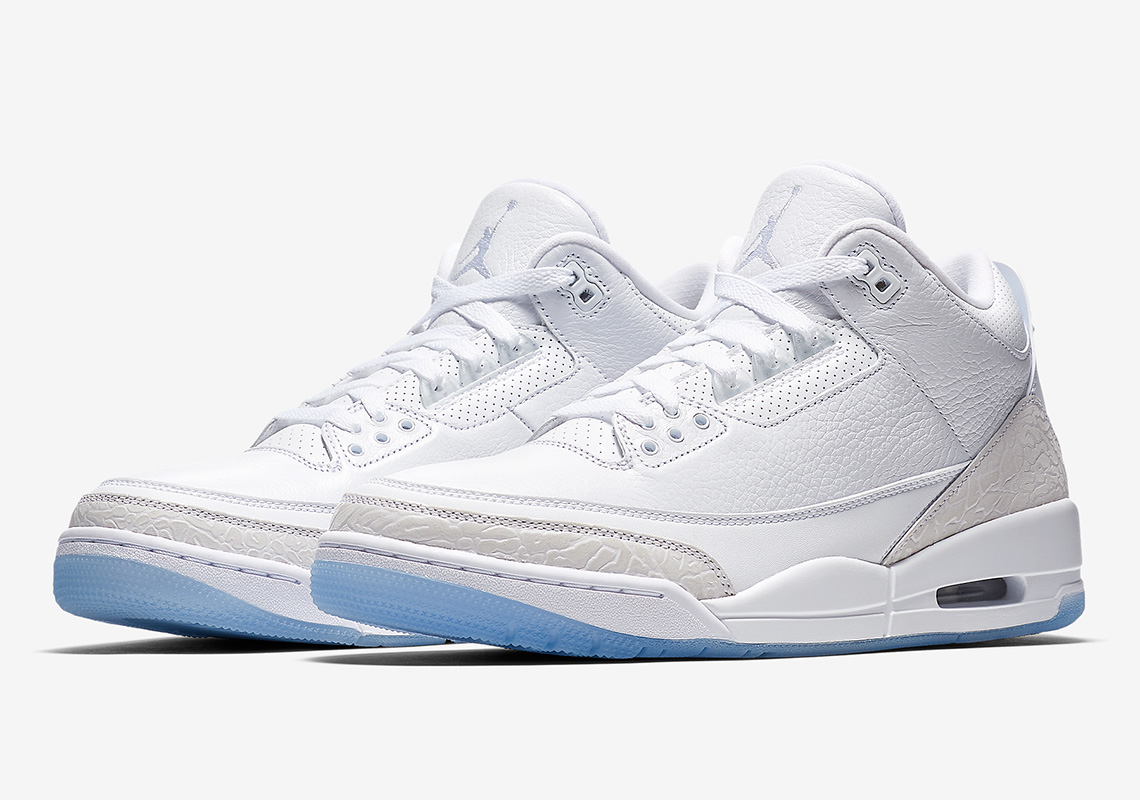 Official Images Of The Air Jordan 3 "Pure White"