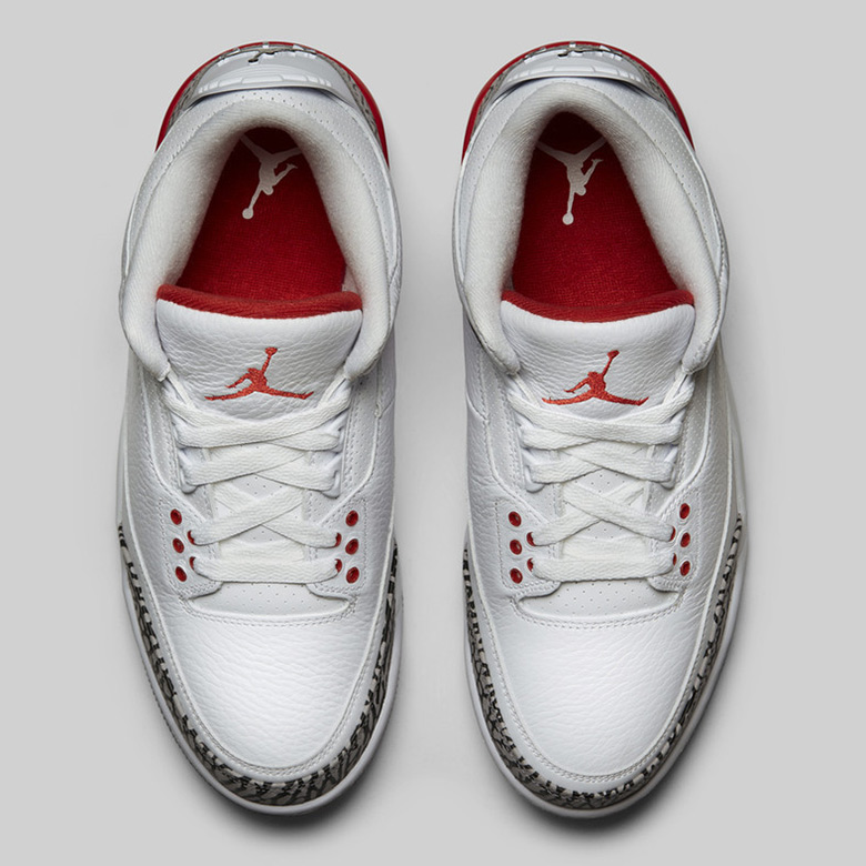 Air Jordan 3 White Red Katrina New Orleans Scholarships 7