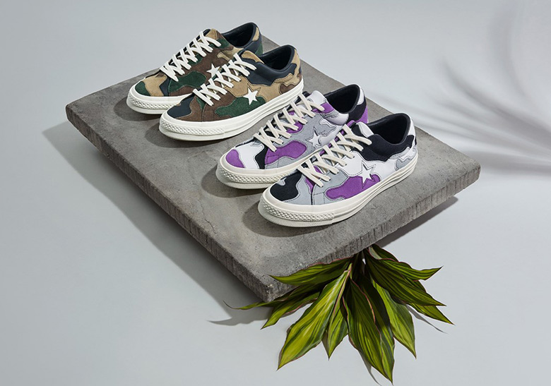 Sneakersnstuff Brings Out 1960s Camo For Their Converse One Star Collaboration