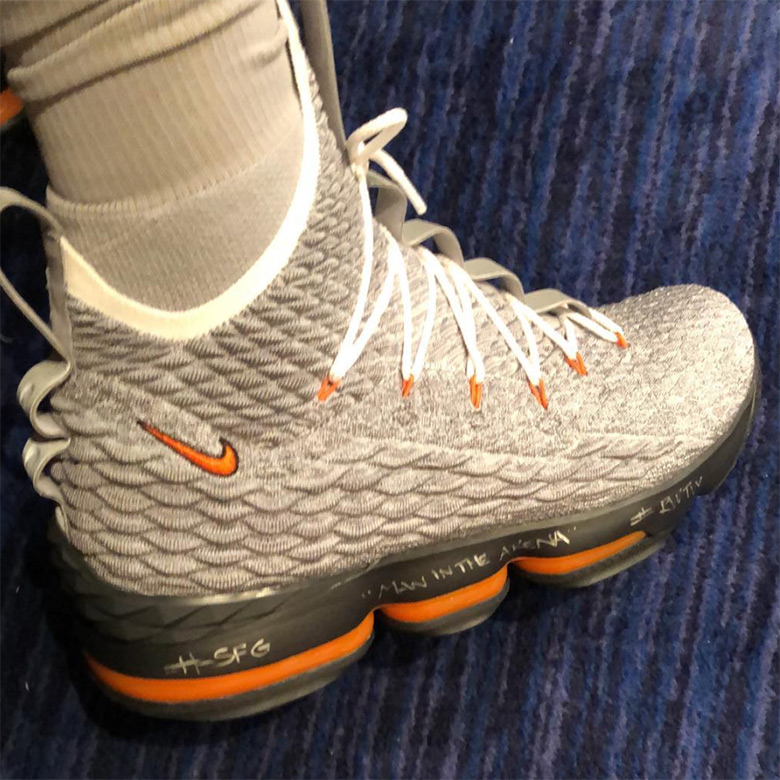 Nike Lebron 15 Air Max 95 Orange 2