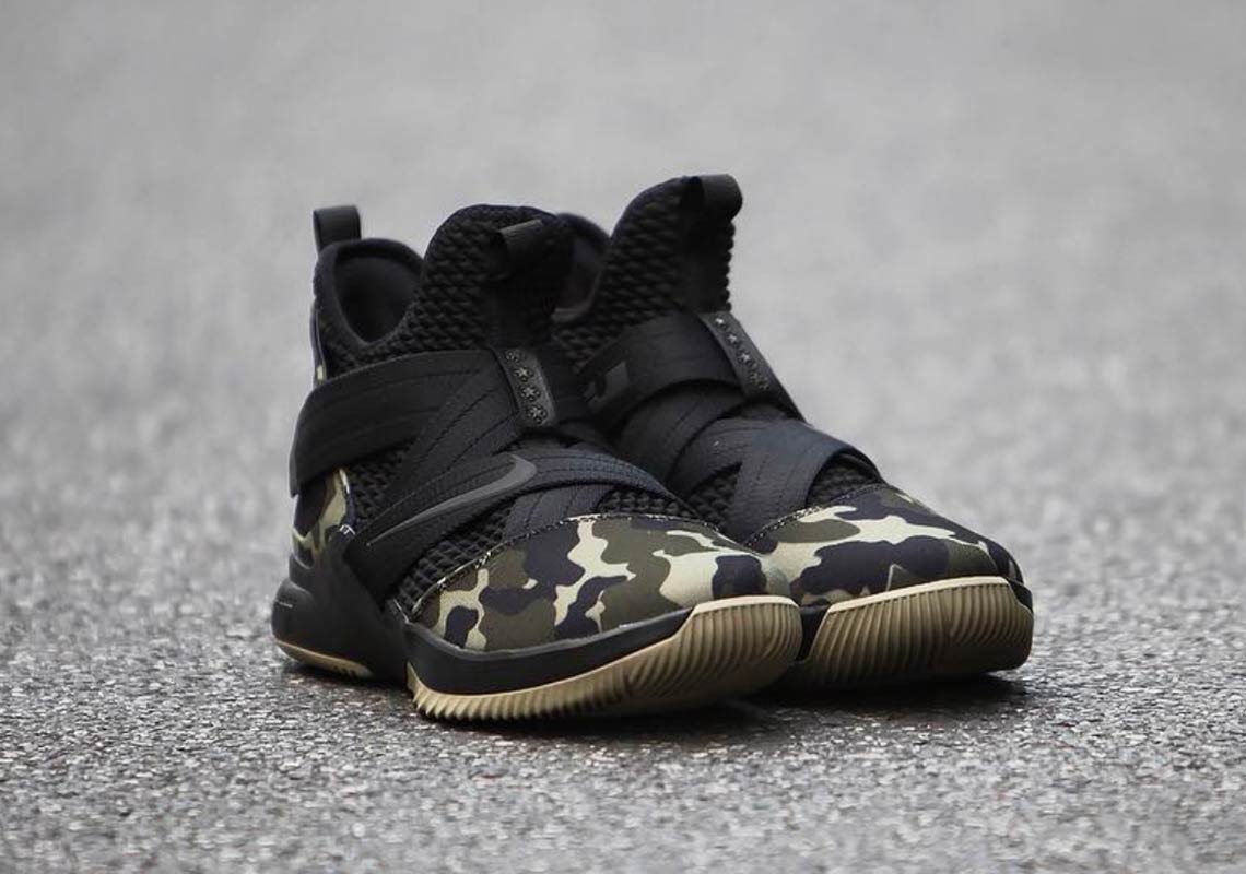 Nike Lebron Soldier 12 Military Camo 11