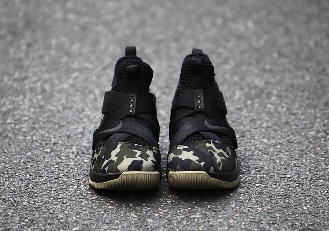 Nike Lebron Soldier 12 Military Camo 71