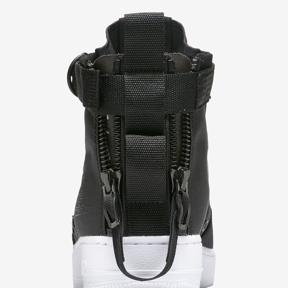 Nike Sf Af1 Black Nylon White 917753 006 6