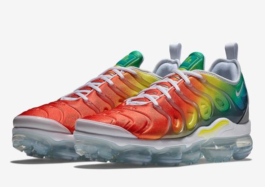 The Nike Vapormax Plus Goes Full Rainbow