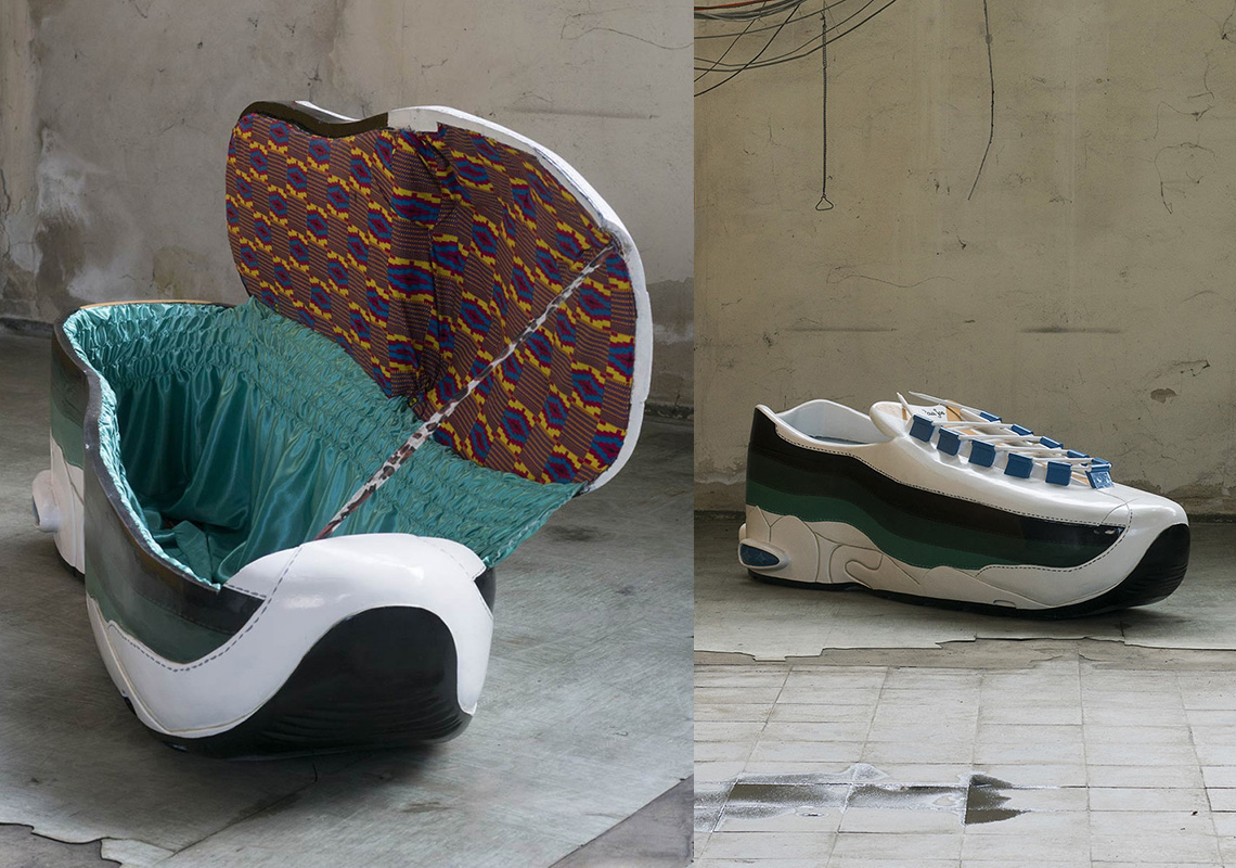 Artist Paa Joe Creates Giant Air Max 95 Coffin