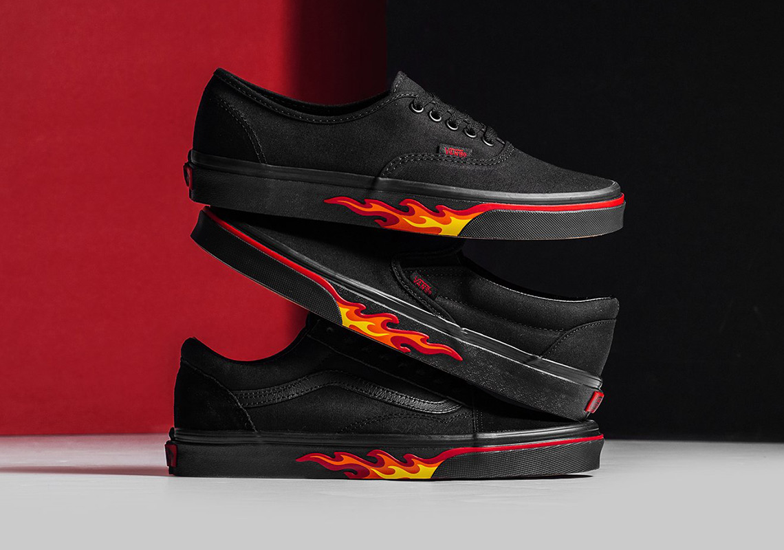 Vans Heats It Up With The "Flame Wall" Collection