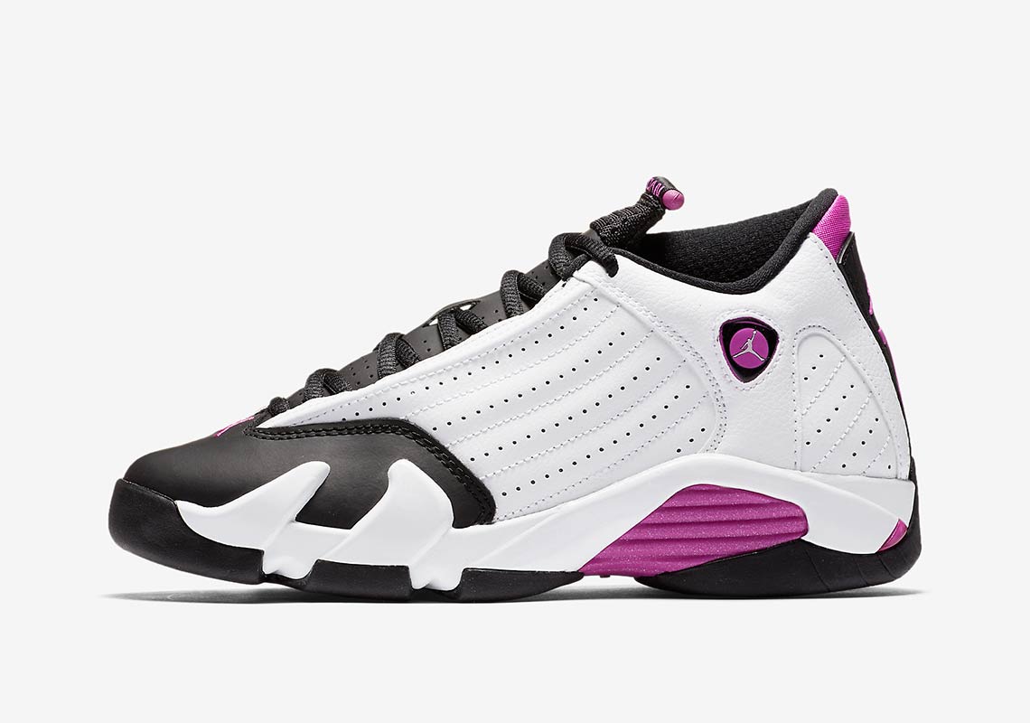 Air Jordan 14 Fuchsia Blast 654969 119 1