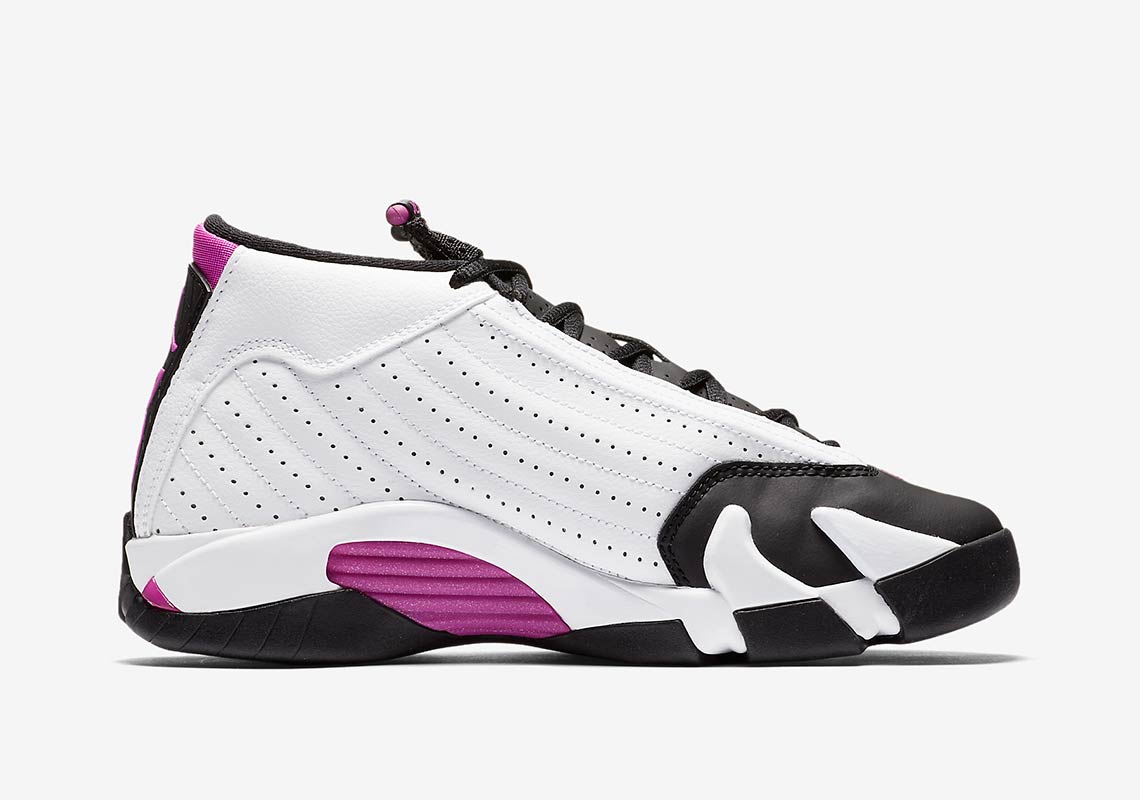 Air Jordan 14 Fuchsia Blast 654969 119 3