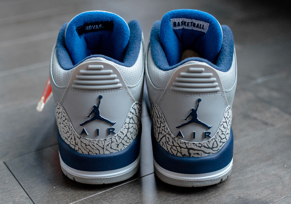 Air Jordan 3 College Pe Georgetown 3