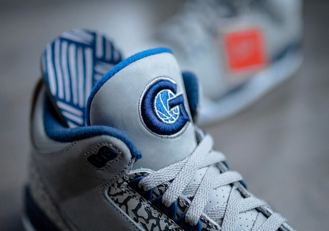 Air Jordan 3 College Pe Georgetown 5