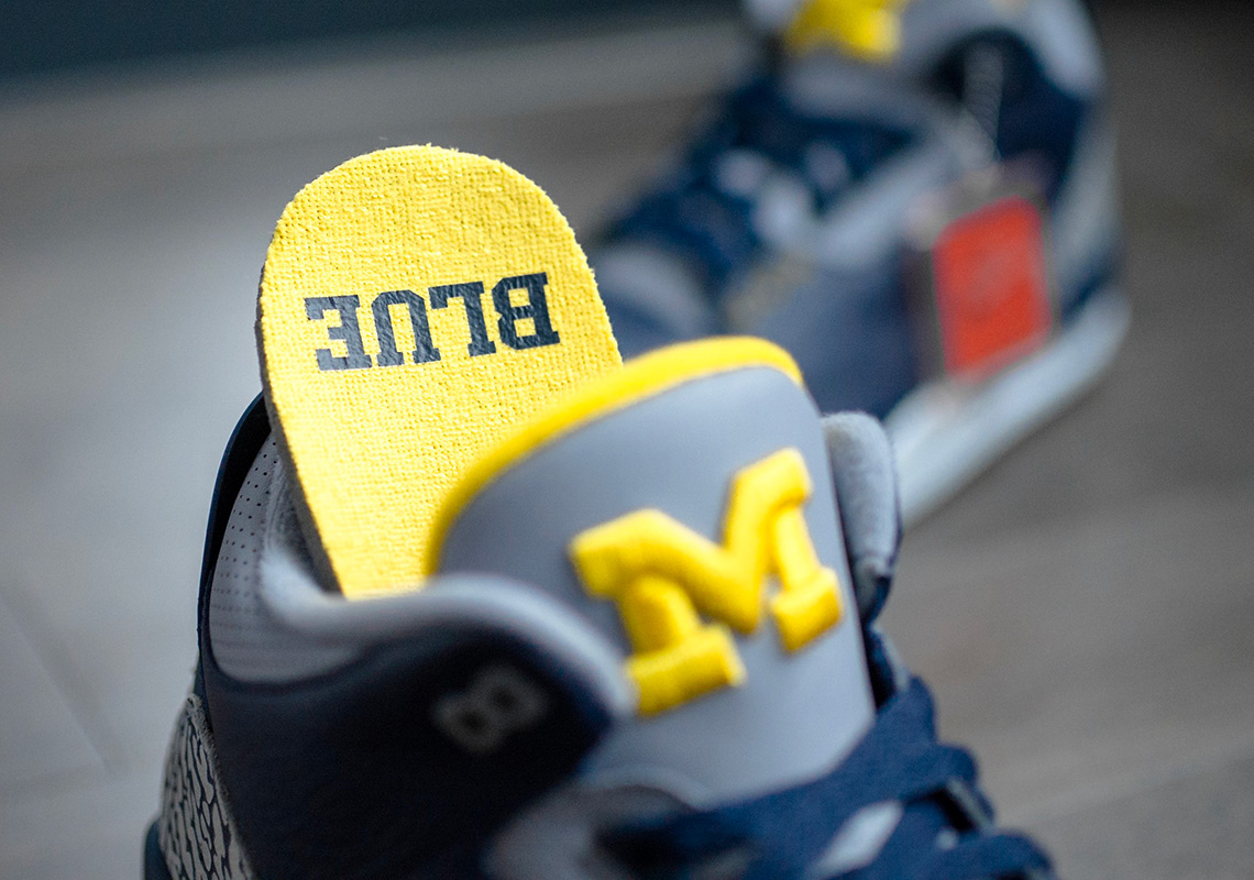 Air Jordan 3 College Pe Michigan 3