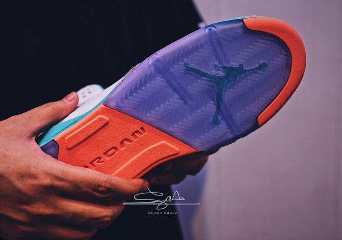 Air Jordan 5 Gs Light Aqua 2
