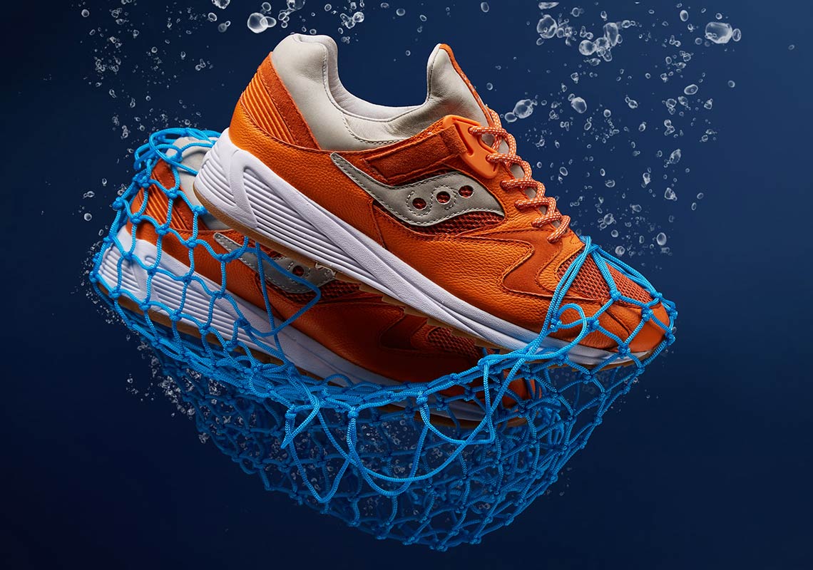 End Saucony Grid 8500 Lobster