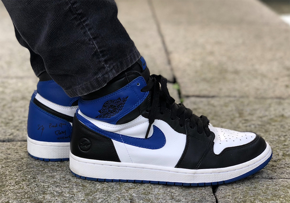 Hiroshi Fujiwara Breaks Instagram With His Fragment Design x Air Jordan 1 Mismatched Sample