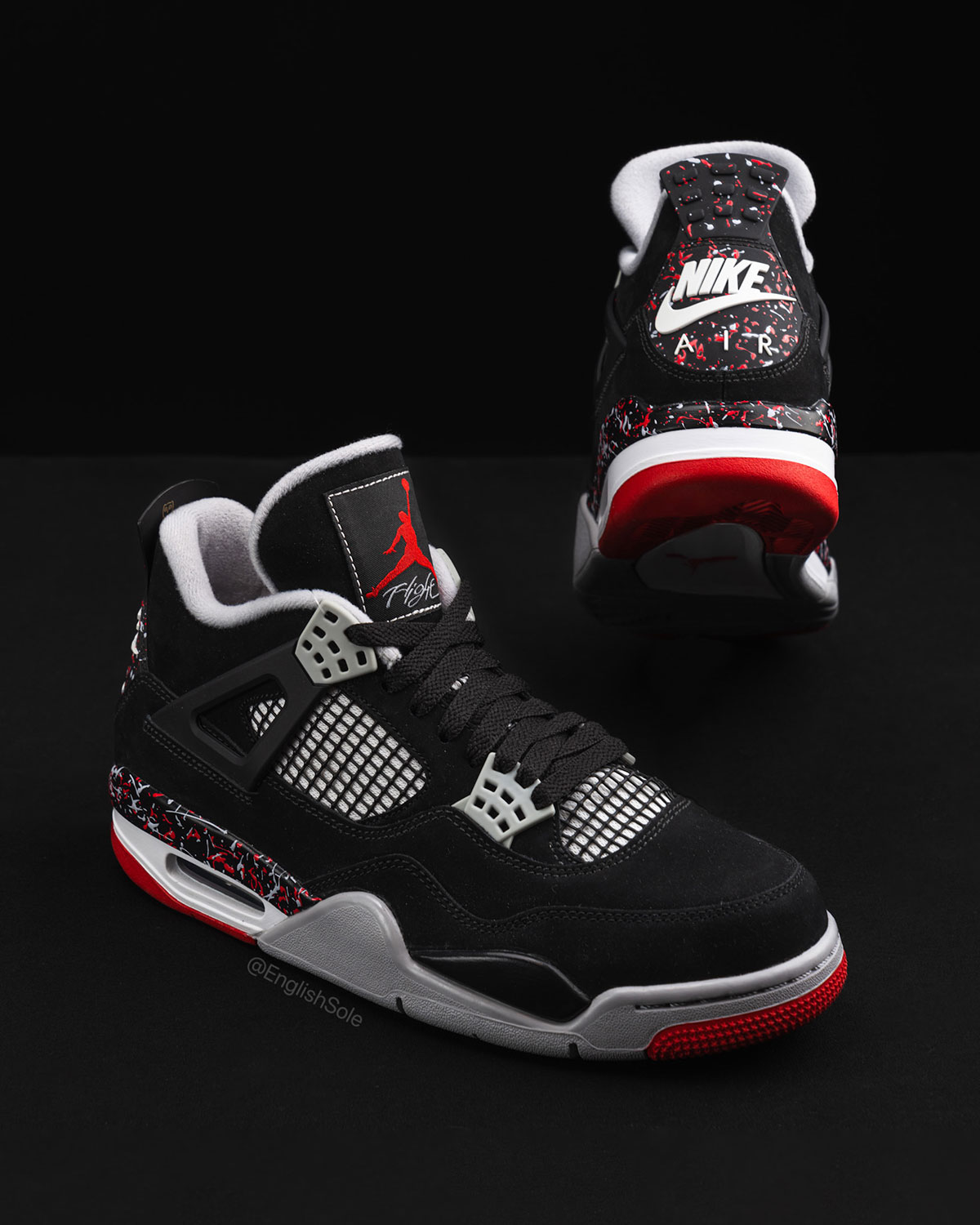 Jordan 4 Drake Ovo Splatter 6