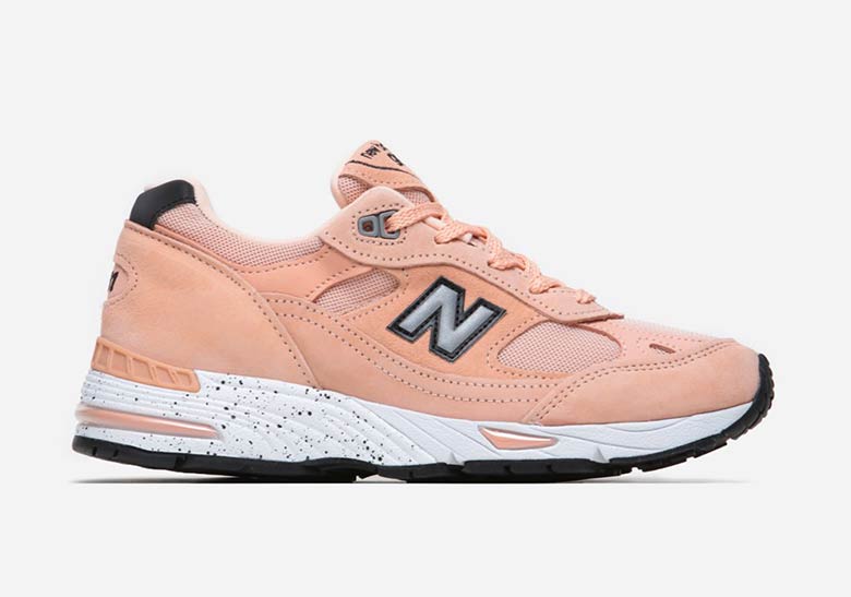 Naked New Balance 991 Pink 1