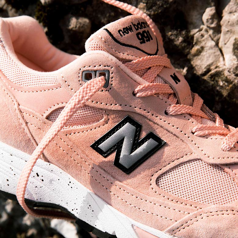 Naked New Balance 991 Pink 8