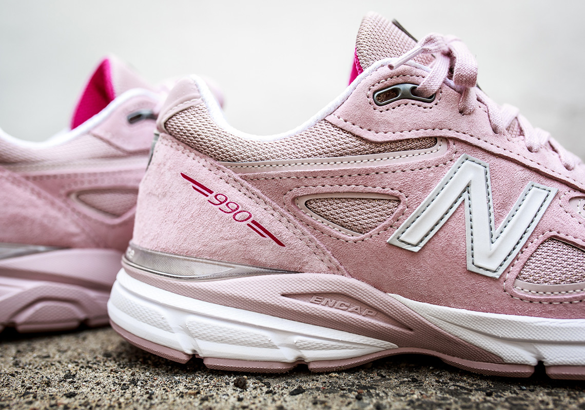 New Balance 990v4 Faded Rose Susan G Komen 6