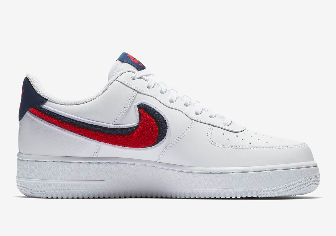 Nike Air Force 1 Chenille Swoosh 823511 106 3