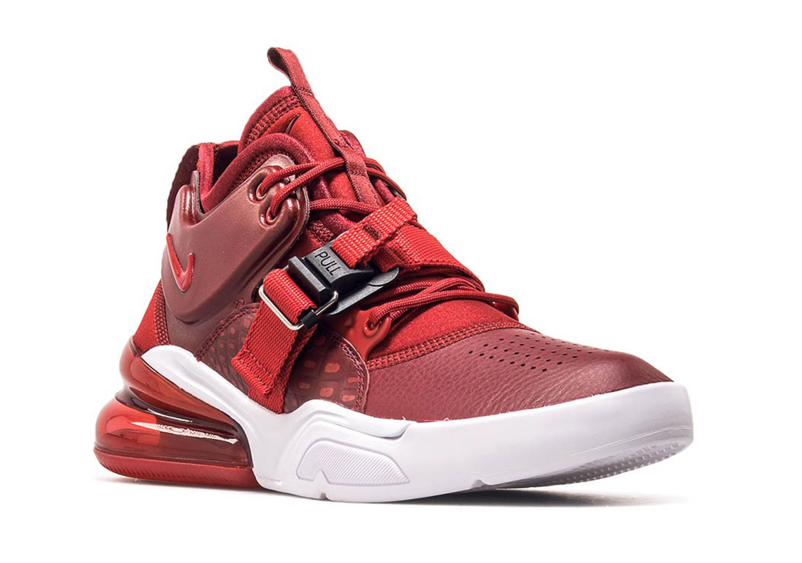 Nike Air Force 270 Red Croc Ah6772 600 3