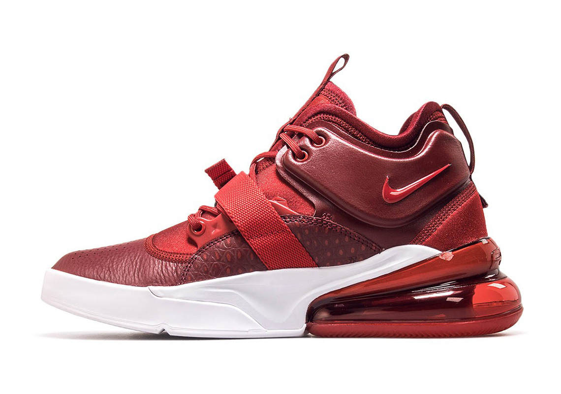 Nike Air Force 270 Red Croc Ah6772 600 4