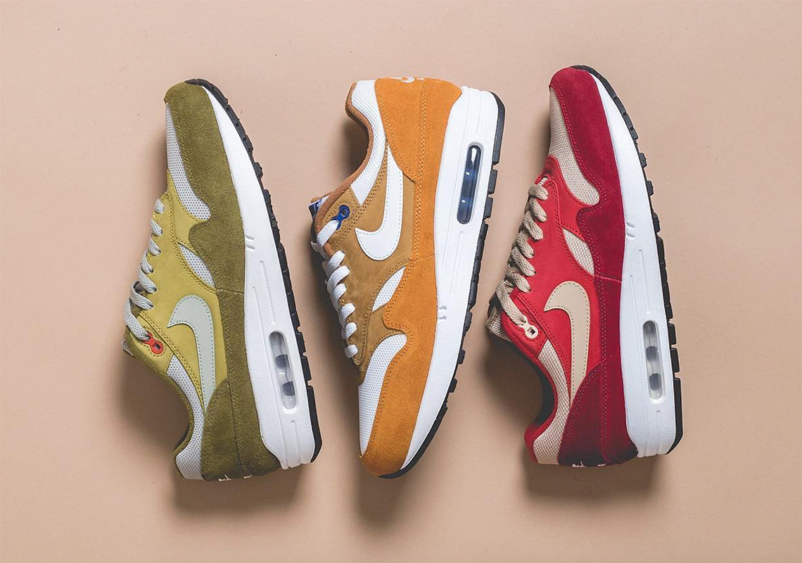 Detailed Look At The Nike Air Max 1 "Curry" Pack