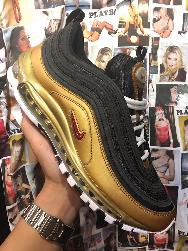 Nike Air Max 97 Gold Black White Sample 2