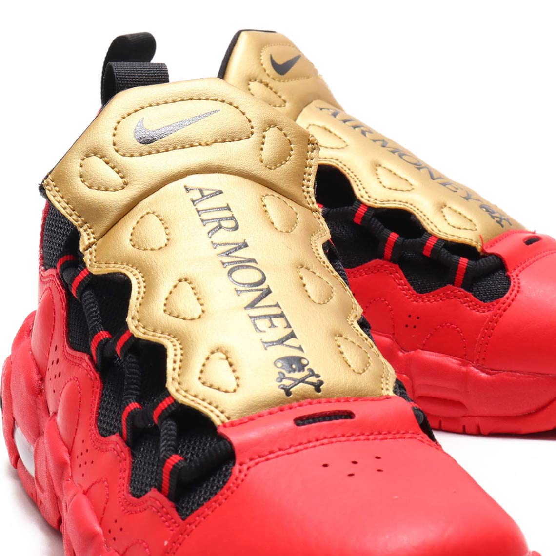 Nike Air More Money Gold Red Ah5215 600 7