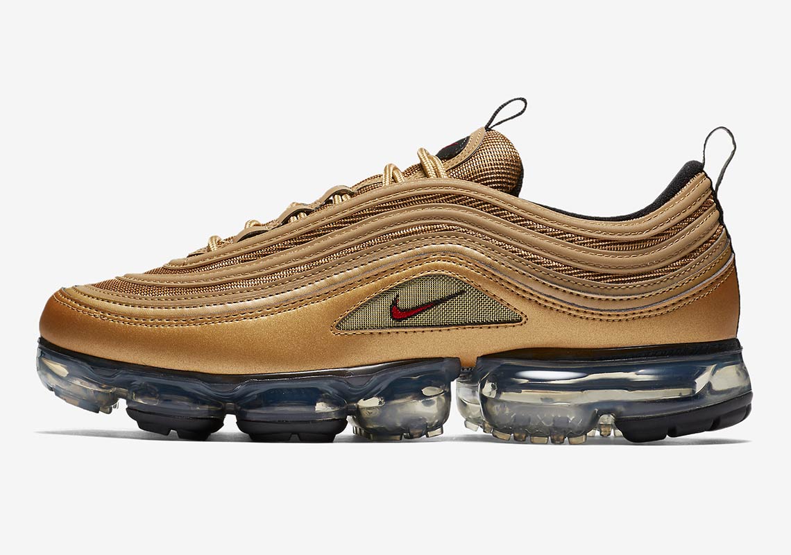 Nike Air Vapormax 97 Metallic Gold Aj7291 700