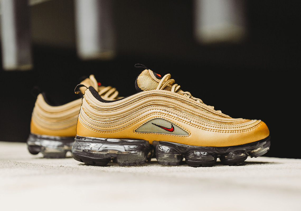 Where To Buy The Nike Vapormax 97 “Metallic Gold”