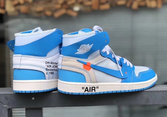 OFF WHITE x Air Jordan 1 “UNC” In Detail